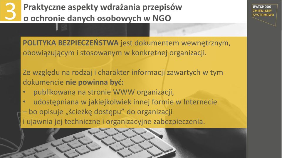 Ze względu na rodzaj i charakter informacji zawartych w tym dokumencie nie powinna być: publikowana na stronie WWW