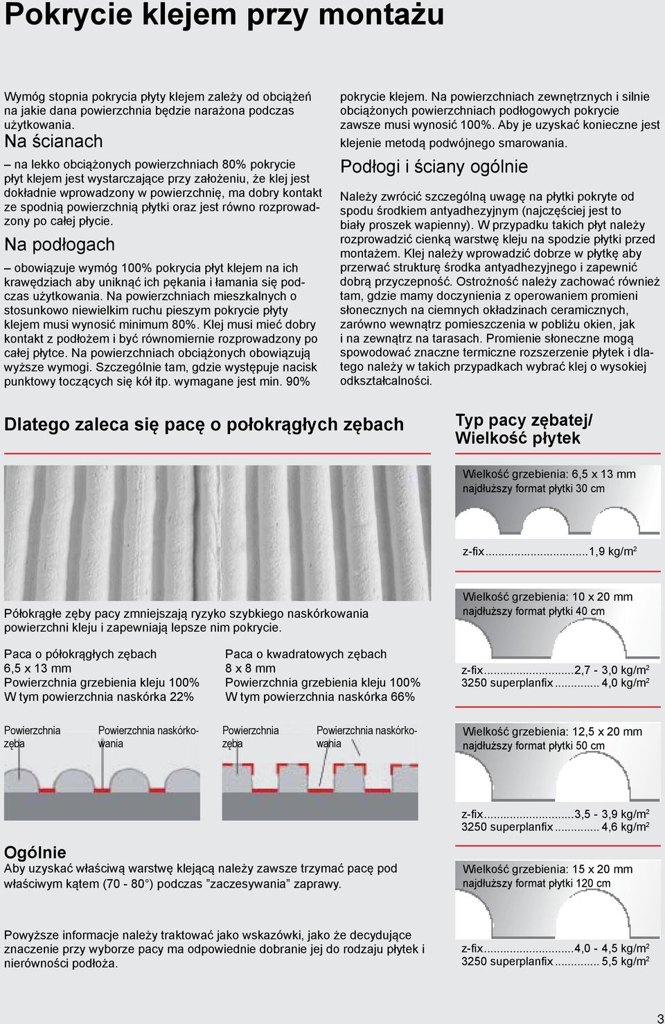 Pewny montaż wielkoformatowych płytek na podłogach i ścianach. + fliser  /fliseklæb på væg - PDF Free Download