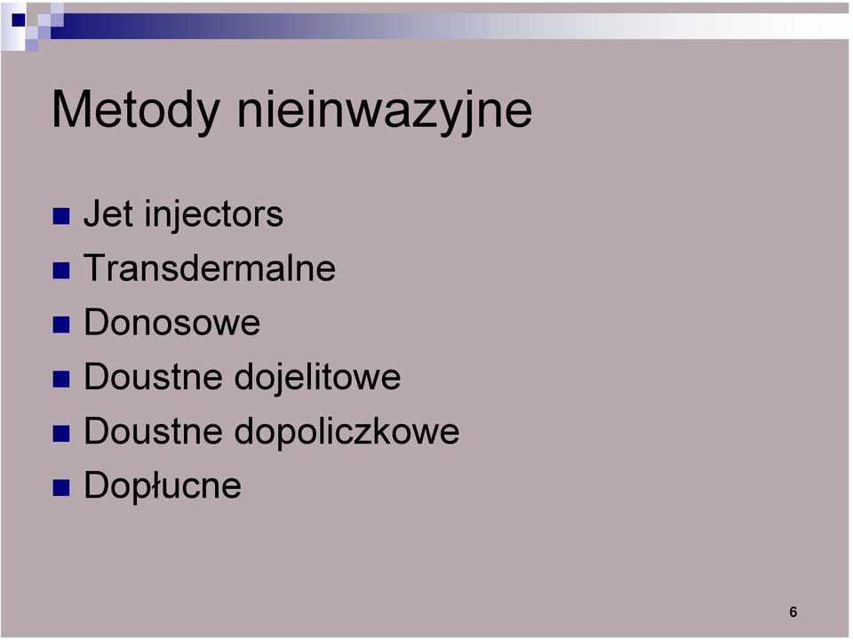 Donosowe Doustne