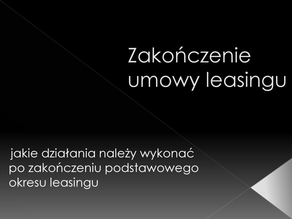 należy wykonać po