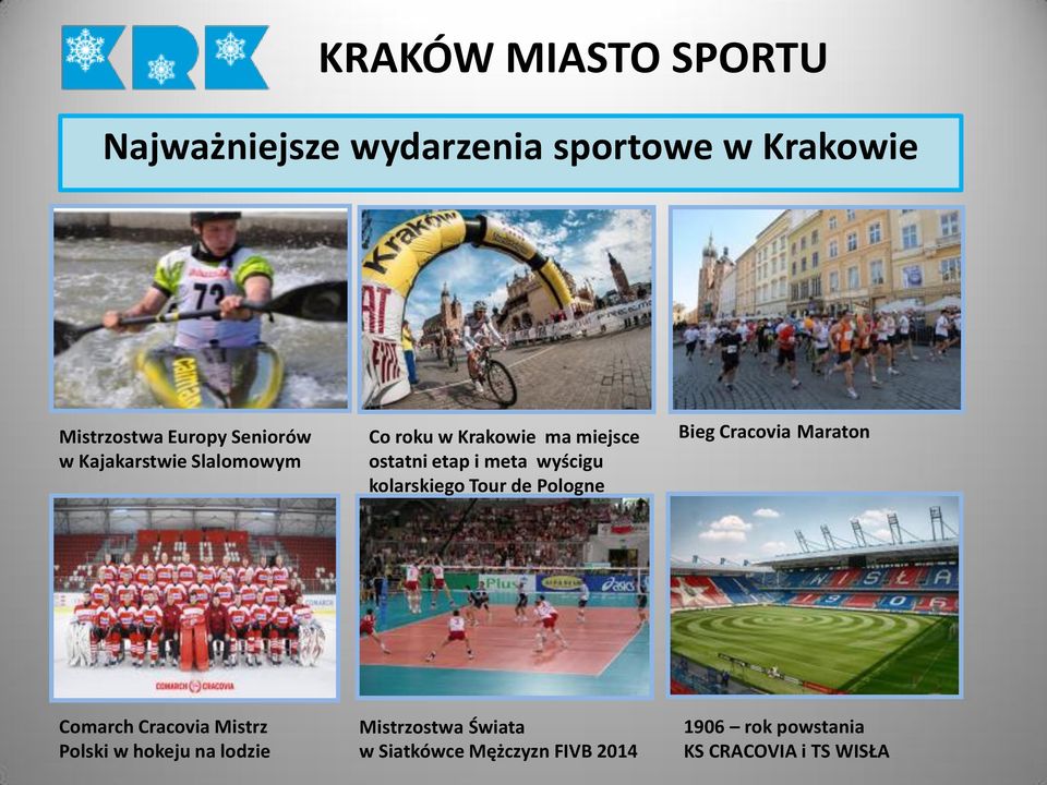 kolarskiego Tour de Pologne Bieg Cracovia Maraton Comarch Cracovia Mistrz Polski w hokeju na