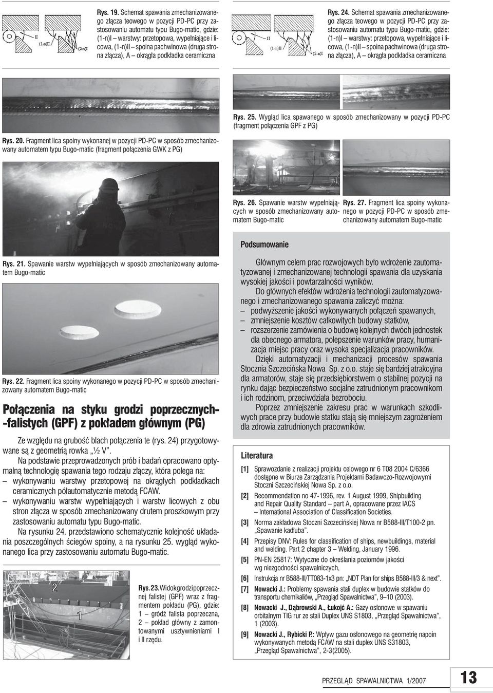 strona złącza), A okrągła podkładka ceramiczna Rys. 24.  strona złącza), A okrągła podkładka ceramiczna Rys. 25.