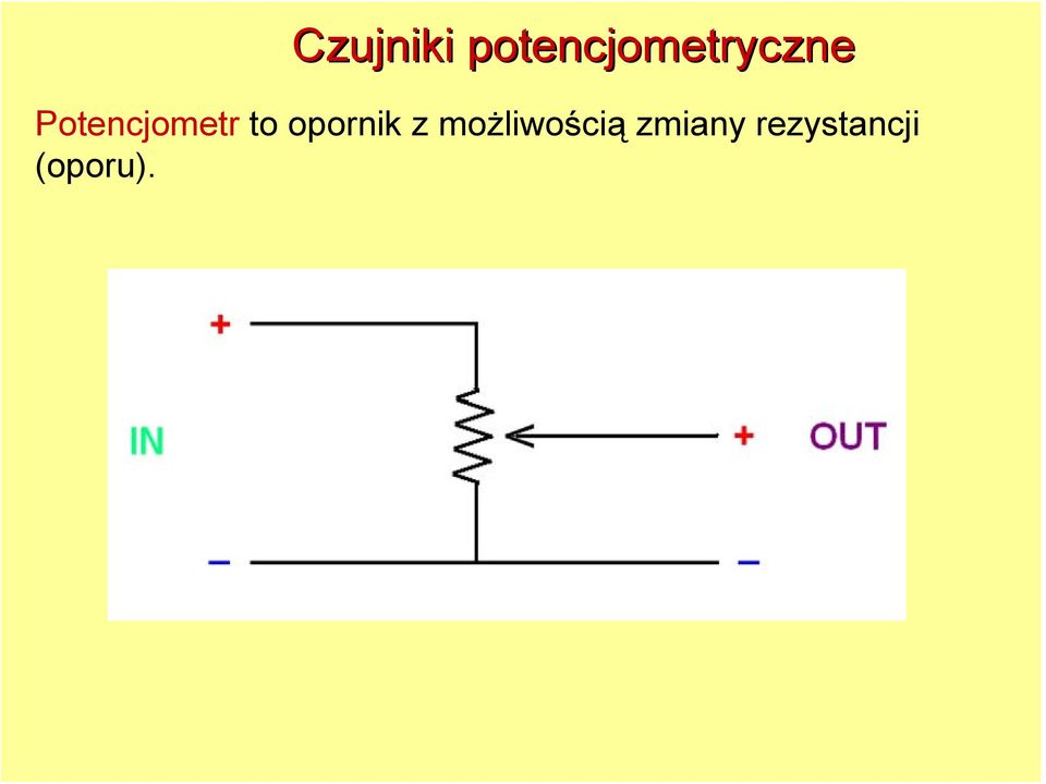 Potencjometr to