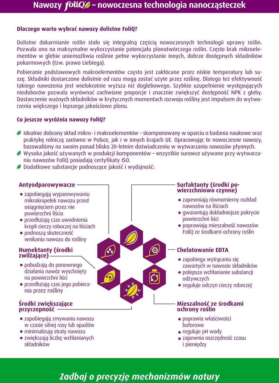 Często brak mikroelementów w glebie uniemożliwia roślinie pełne wykorzystanie innych, dobrze dostępnych składników pokarmowych (tzw. prawo Liebiega).