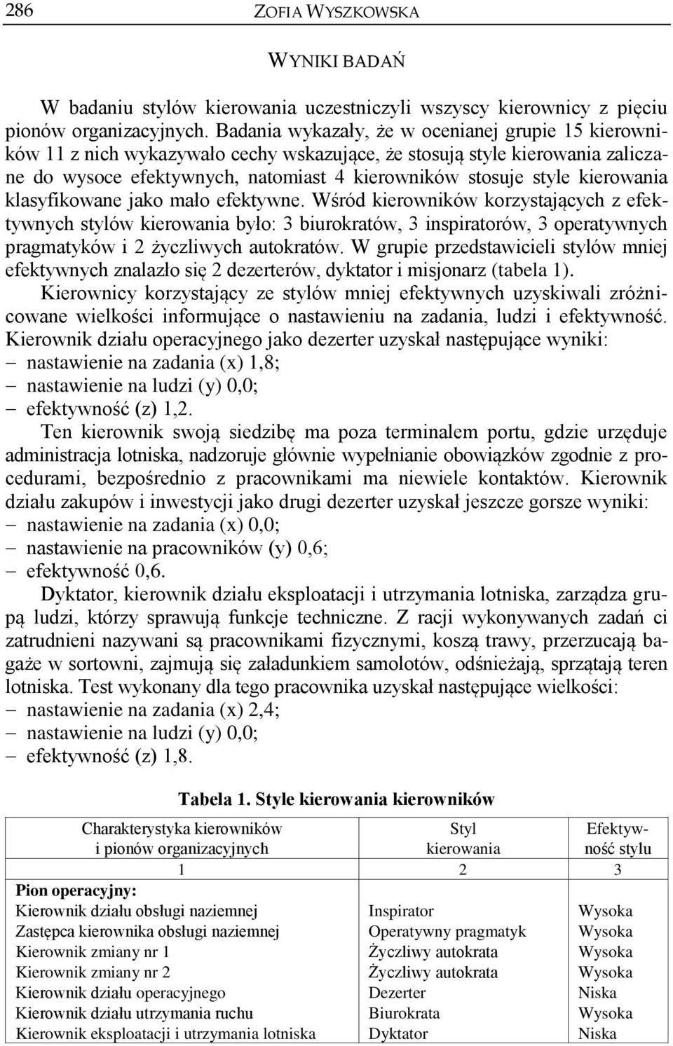 kierowania klasyfikowane jako mało efektywne.