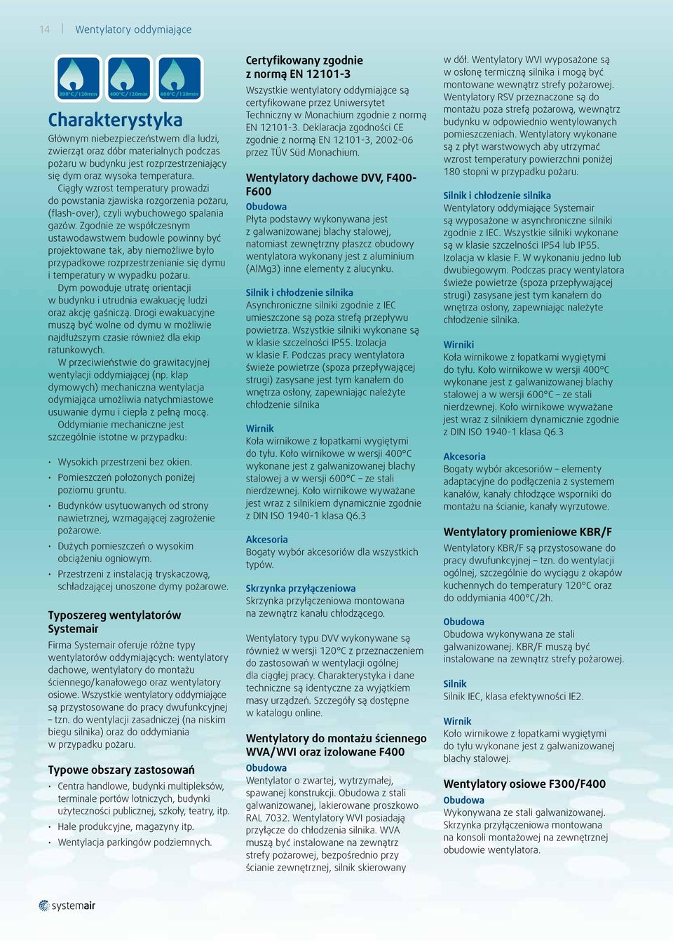 Zgodnie ze współczesnym ustawodawstwem budowle powinny być projektowane tak, aby niemożliwe było przypadkowe rozprzestrzenianie się dymu i temperatury w wypadku pożaru.