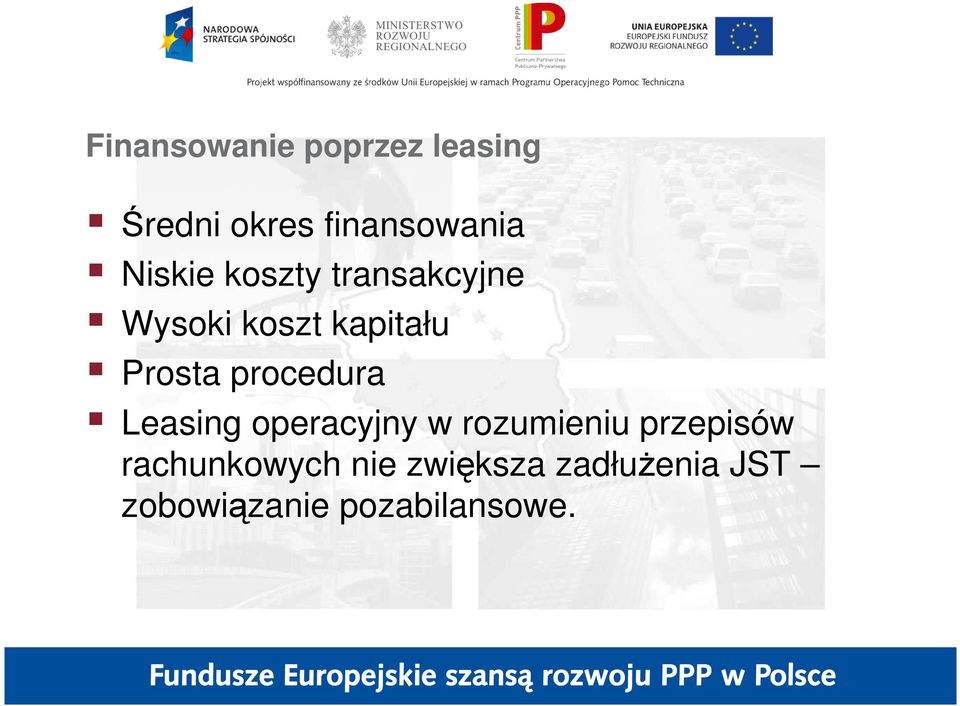 procedura Leasing operacyjny w rozumieniu przepisów