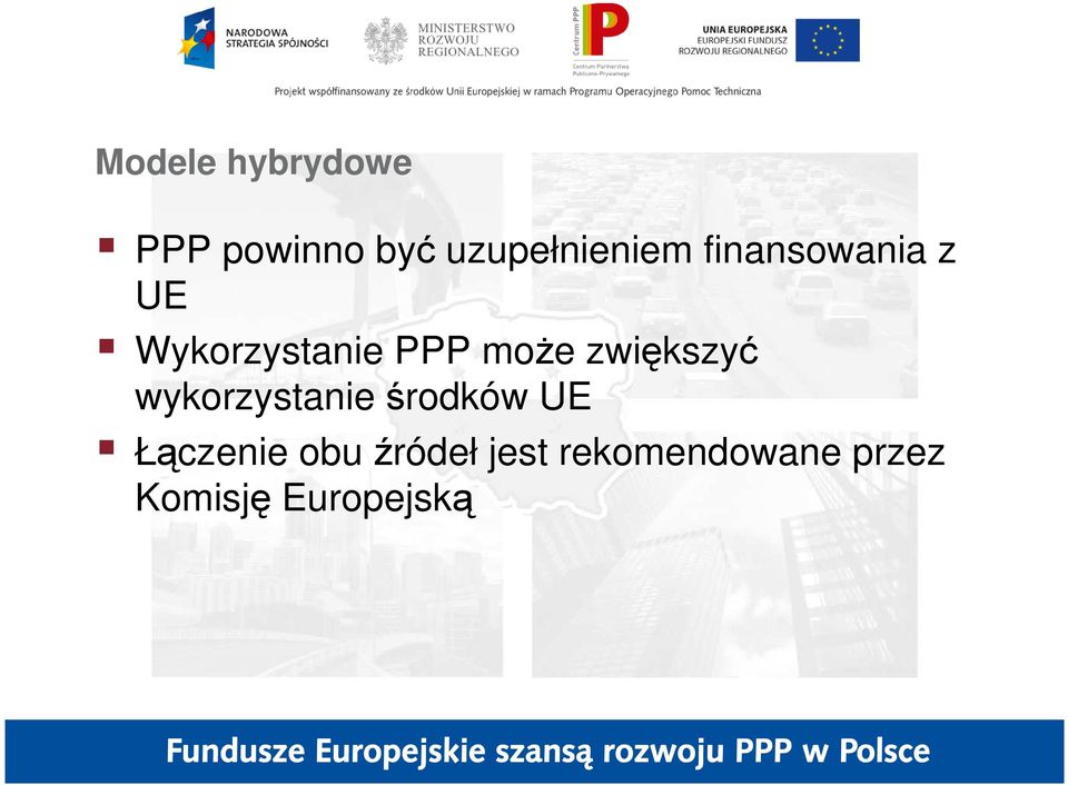 zwiększyć wykorzystanie środków UE Łączenie