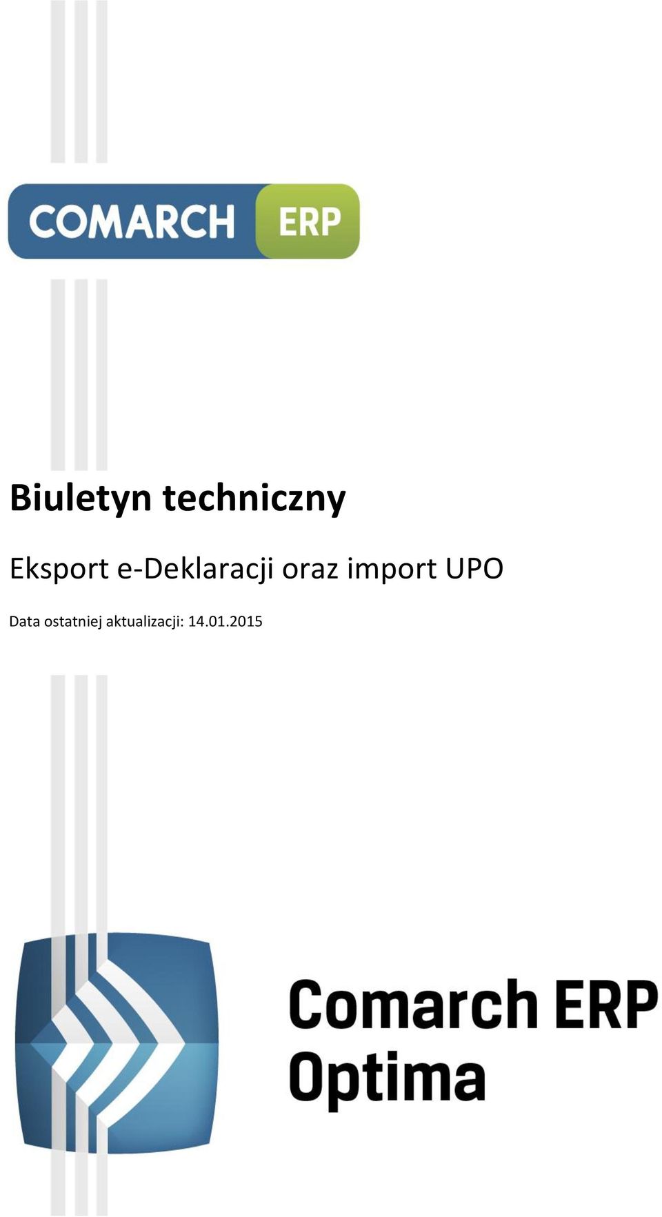 oraz import UPO Data