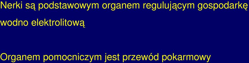 elektrolitową Organem