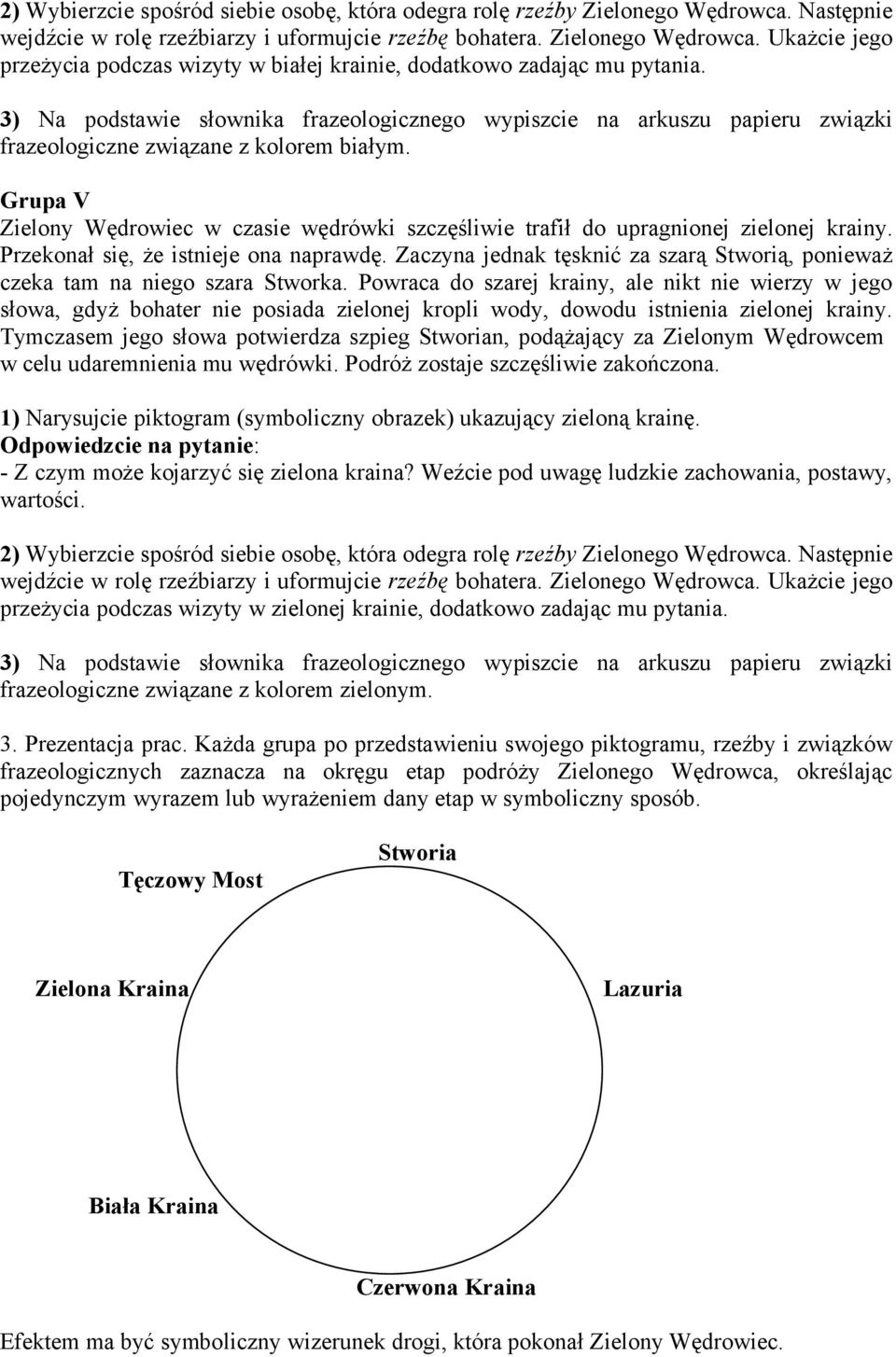 Zaczyna jednak tęsknić za szarą Stworią, ponieważ czeka tam na niego szara Stworka.