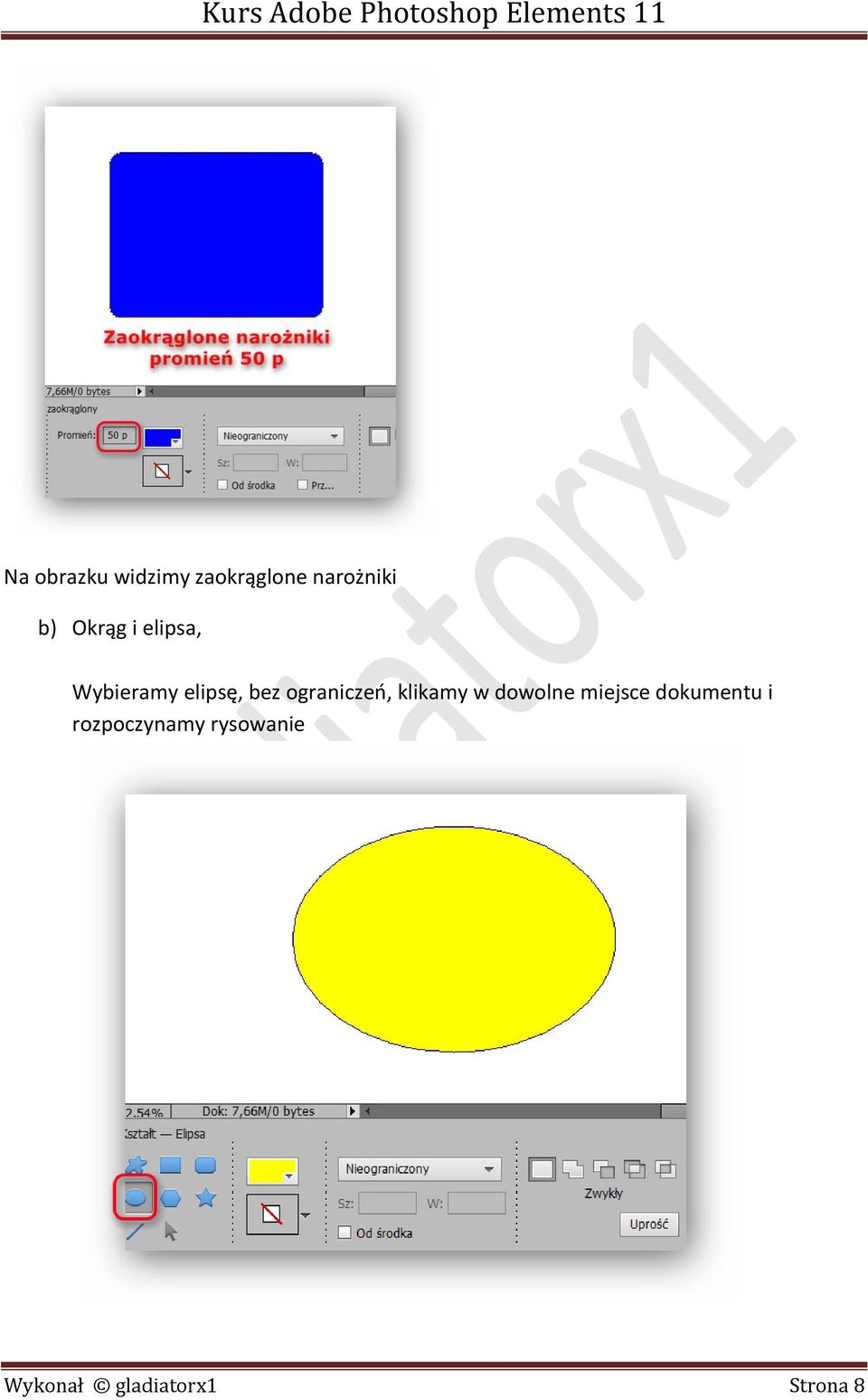 ograniczeń, klikamy w dowolne miejsce