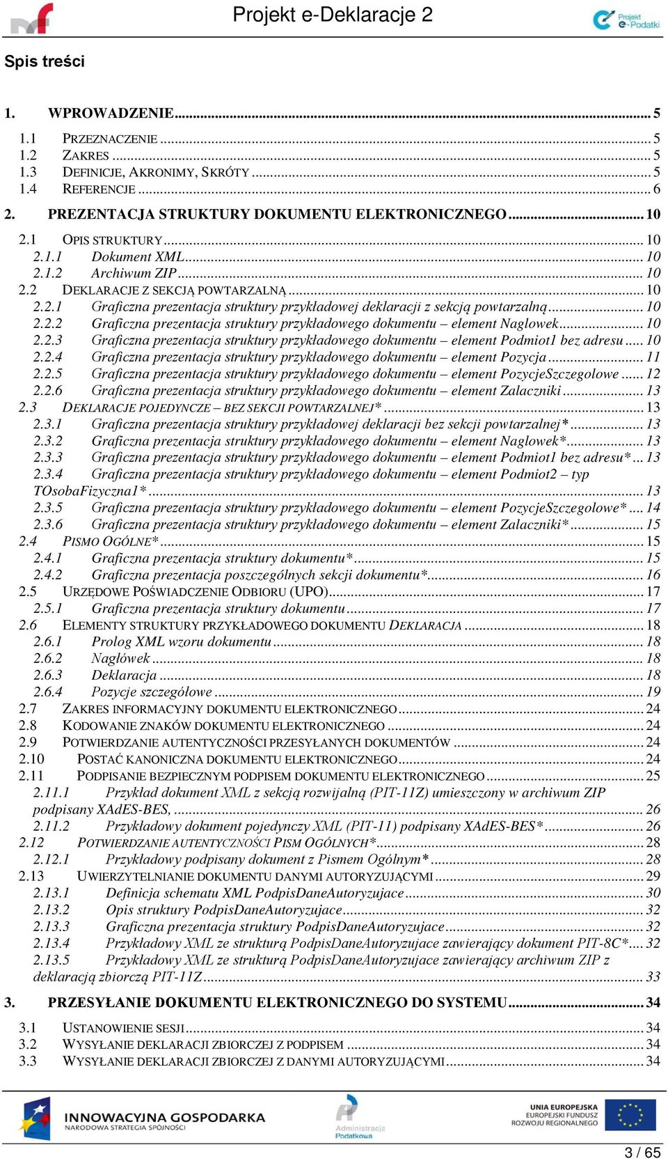 .. 10 2.2.2 Graficzna prezentacja struktury przykładowego dokumentu element Naglowek... 10 2.2.3 Graficzna prezentacja struktury przykładowego dokumentu element Podmiot1 bez adresu... 10 2.2.4 Graficzna prezentacja struktury przykładowego dokumentu element Pozycja.