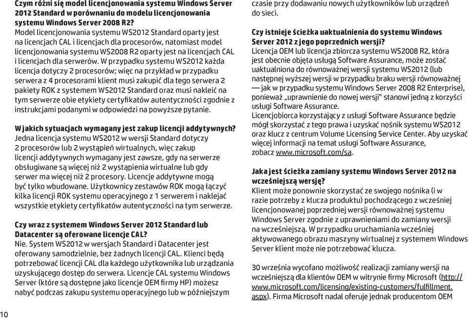 dla serwerów.