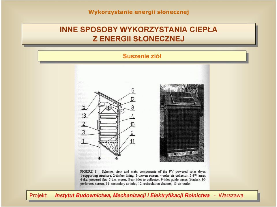 Mechanizacji Mechanizacji i i Elektryfikacji