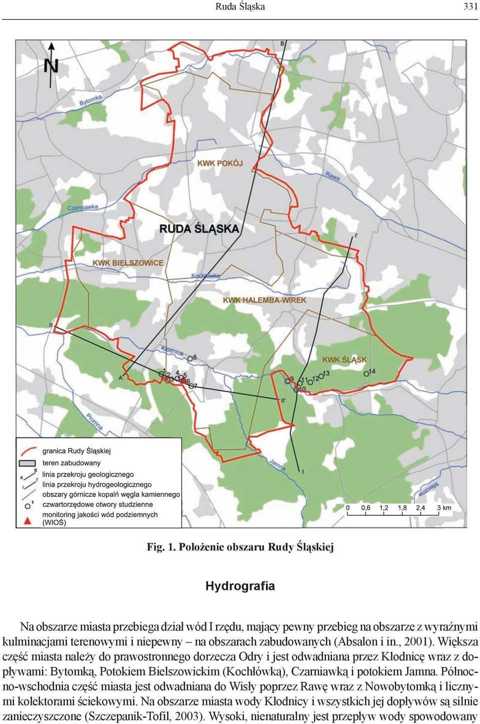 obszarach zabudowanych (Absalon i in., 2001).
