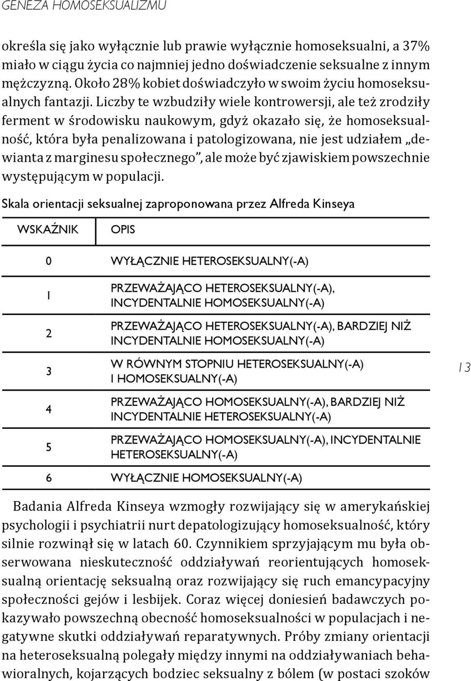 Liczby te wzbudziły wiele kontrowersji, ale też zrodziły ferment w środowisku naukowym, gdyż okazało się, że homoseksualność, która była penalizowana i patologizowana, nie jest udziałem dewianta z