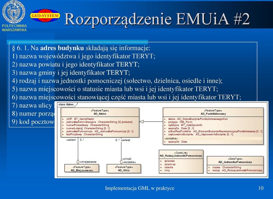 nazwa gminy i jej identyfikator TERYT; 4) rodzaj i nazwa jednostki pomocniczej (sołectwo, dzielnica, osiedle i inne); 5) nazwa miejscowości o