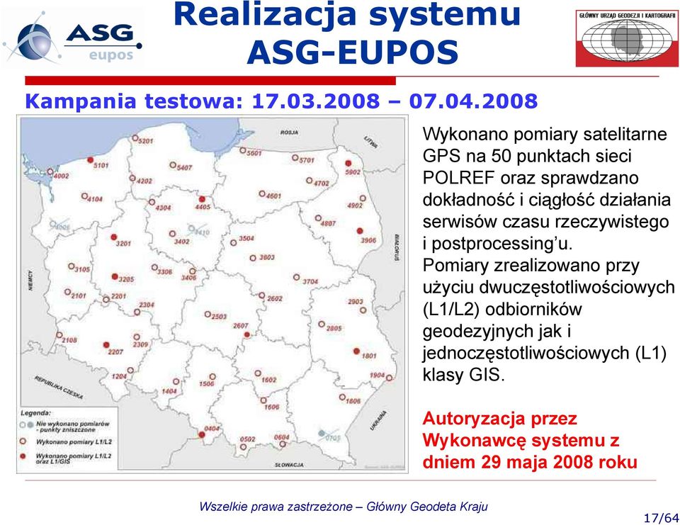 działania serwisów czasu rzeczywistego i postprocessing u.