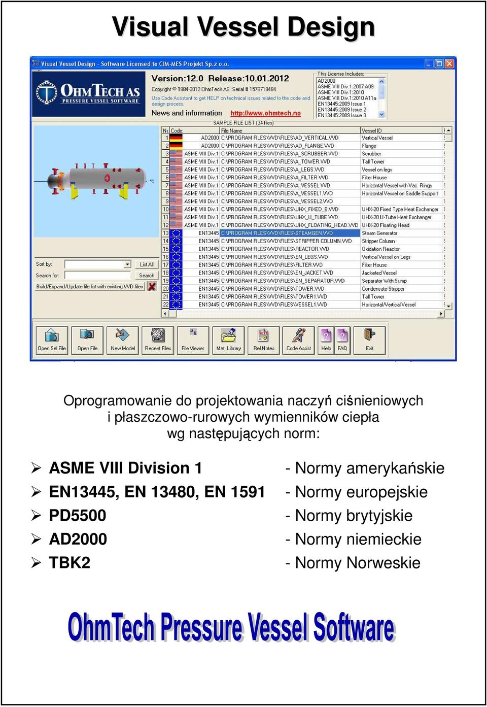 VIII Division 1 EN13445, EN 13480, EN 1591 PD5500 AD2000 TBK2 - Normy