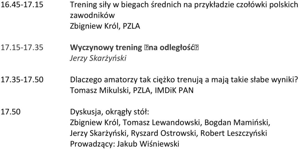 35 Wyczynowy trening na odległość Jerzy Skarżyński 17.35-17.