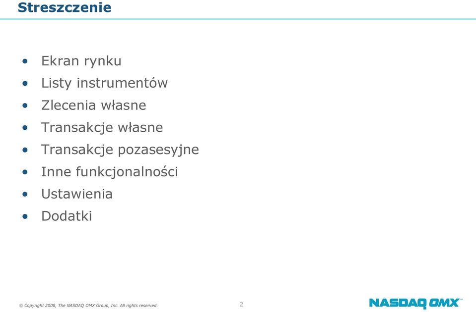 pozasesyjne Inne funkcjonalności Ustawienia Dodatki