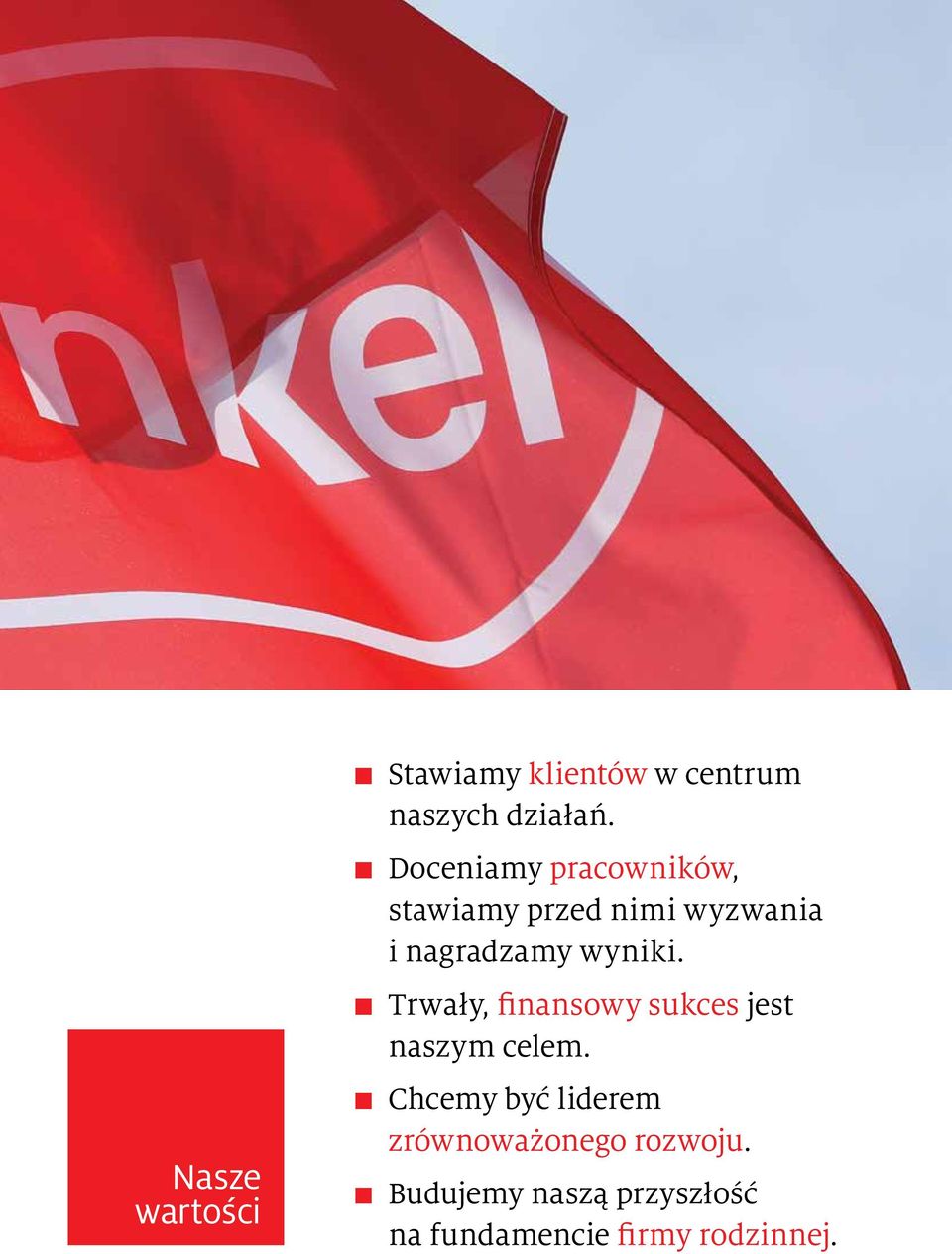 wyniki. Trwały, finansowy sukces jest naszym celem.