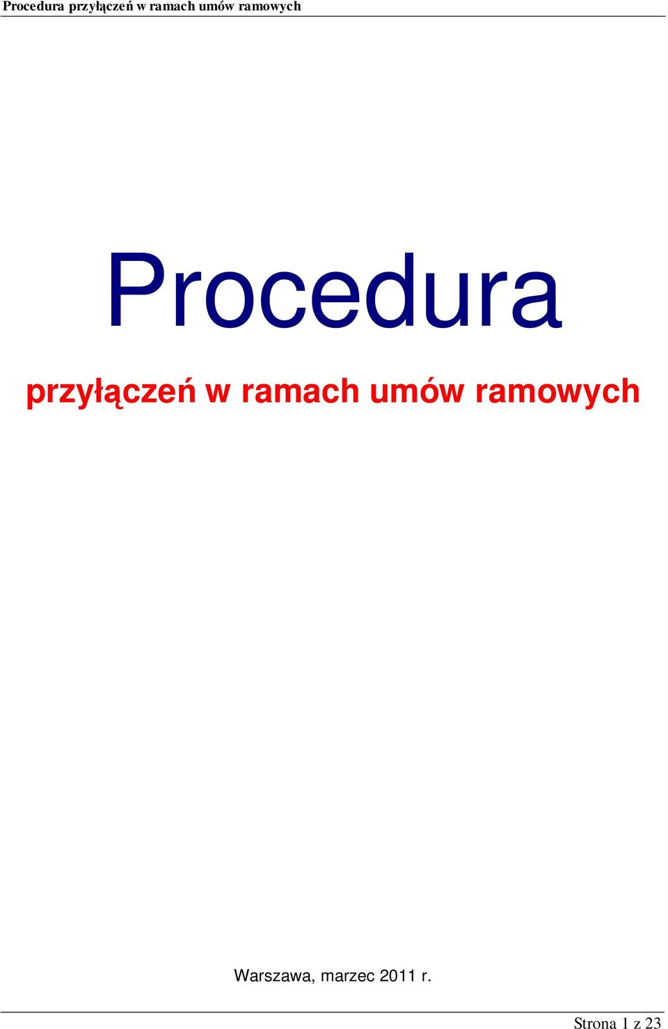 ramowych Warszawa,