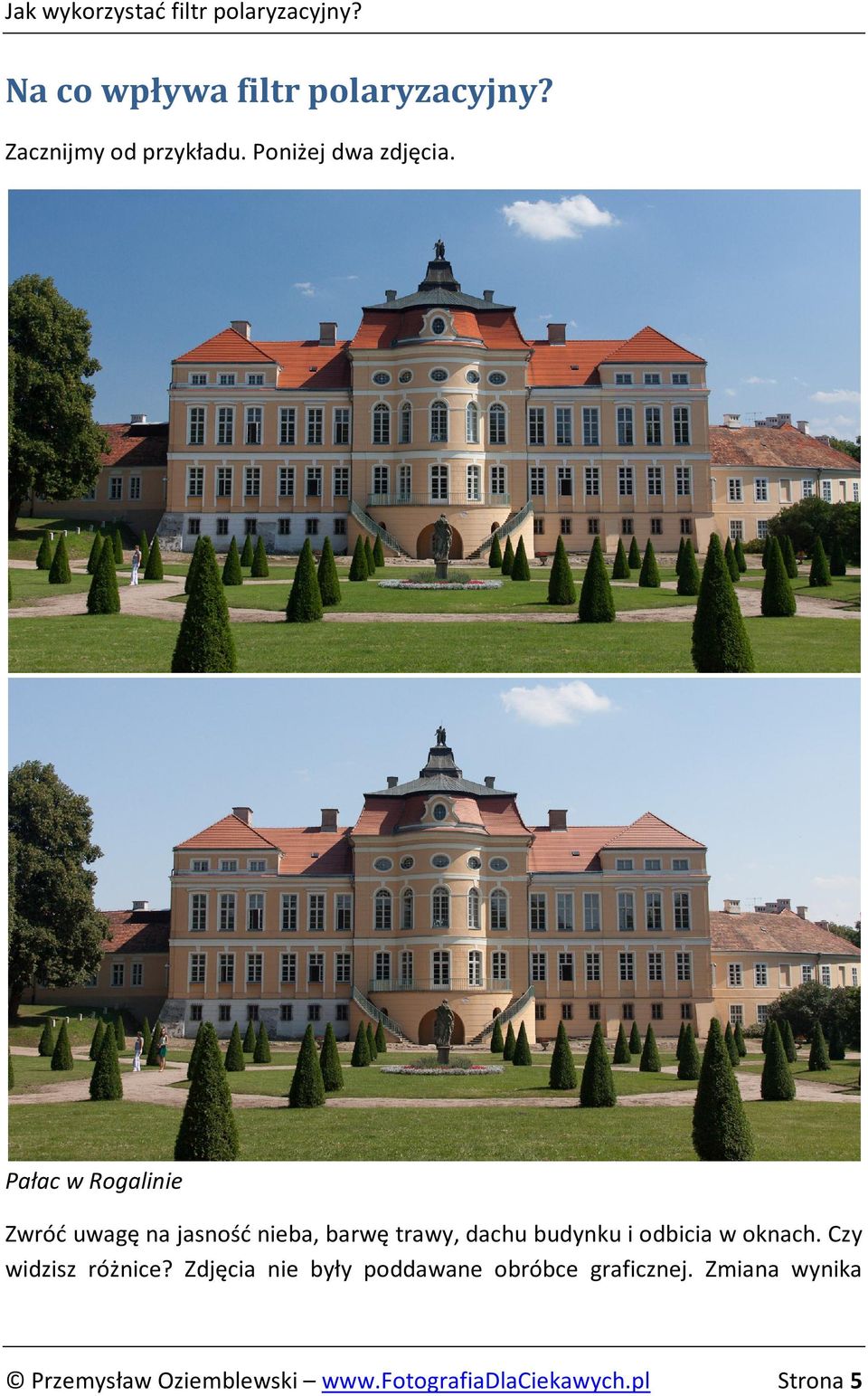 odbicia w oknach. Czy widzisz różnice?