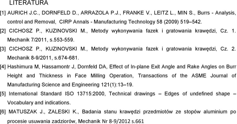 Mechanik 8-9/2011, s.674-681.