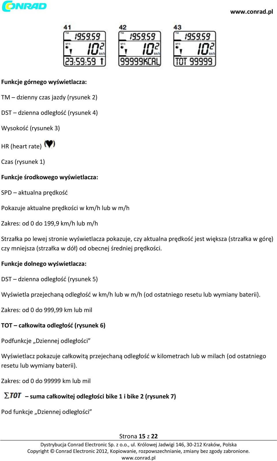 mniejsza (strzałka w dół) od obecnej średniej prędkości.