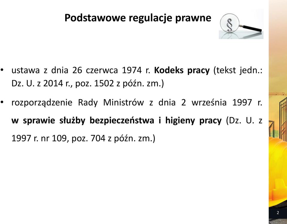 ) rozporządzenie Rady Ministrów z dnia 2 września 1997 r.