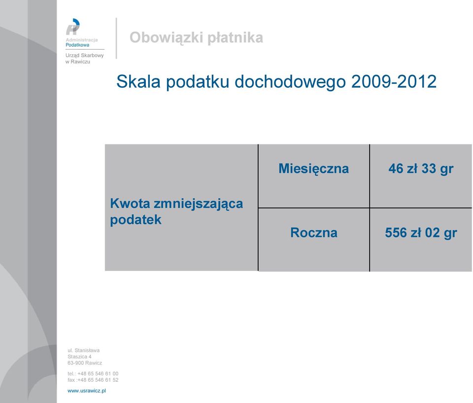 zmniejszająca podatek