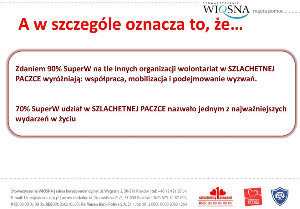 współpraca, mobilizacja i podejmowanie wyzwań.