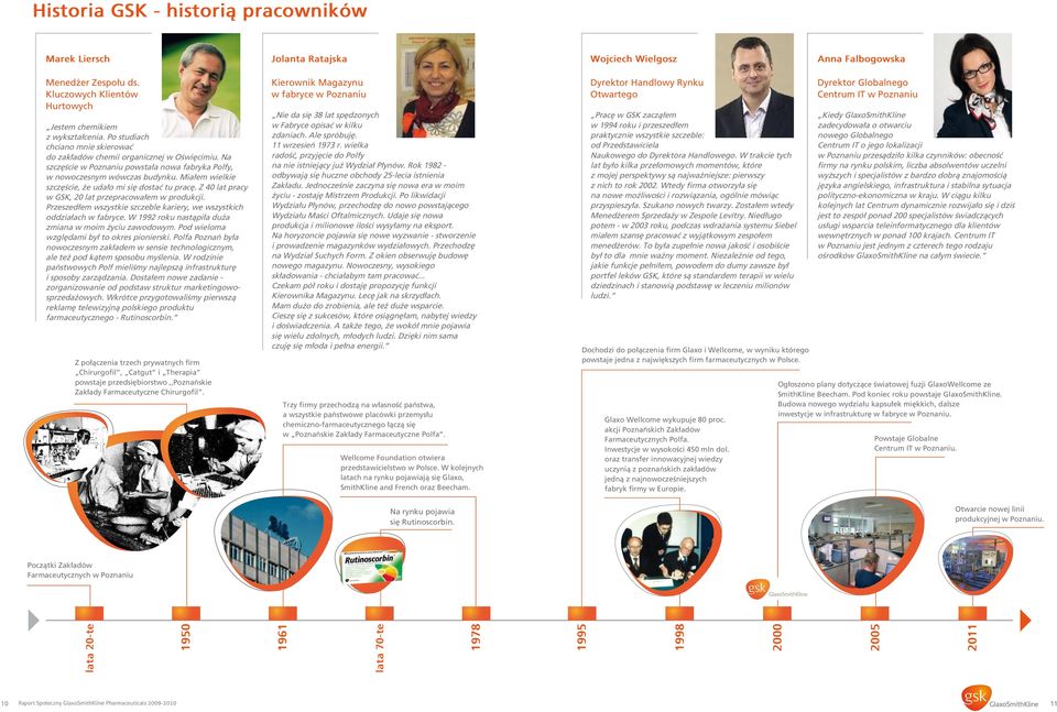 Miałem wielkie szczęście, że udało mi się dostać tu pracę. Z 40 lat pracy w GSK, 20 lat przepracowałem w produkcji. Przeszedłem wszystkie szczeble kariery, we wszystkich oddziałach w fabryce.