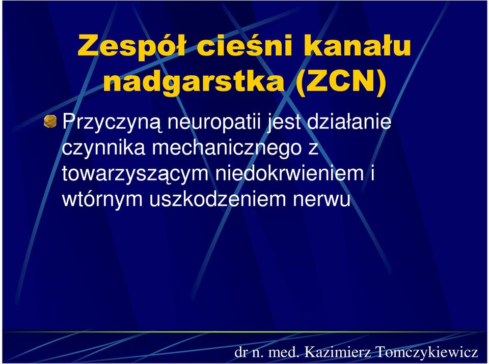 czynnika mechanicznego z towarzyszącym