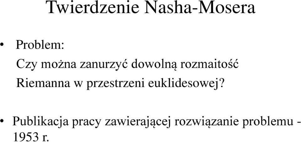 w przestrzeni euklidesowej?