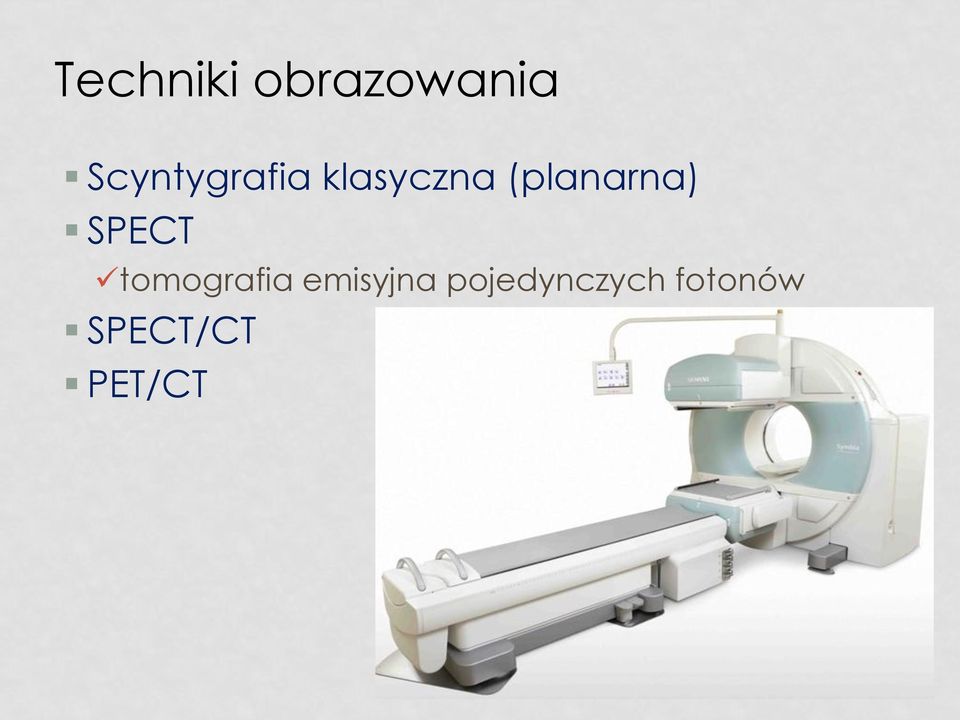(planarna) SPECT tomografia