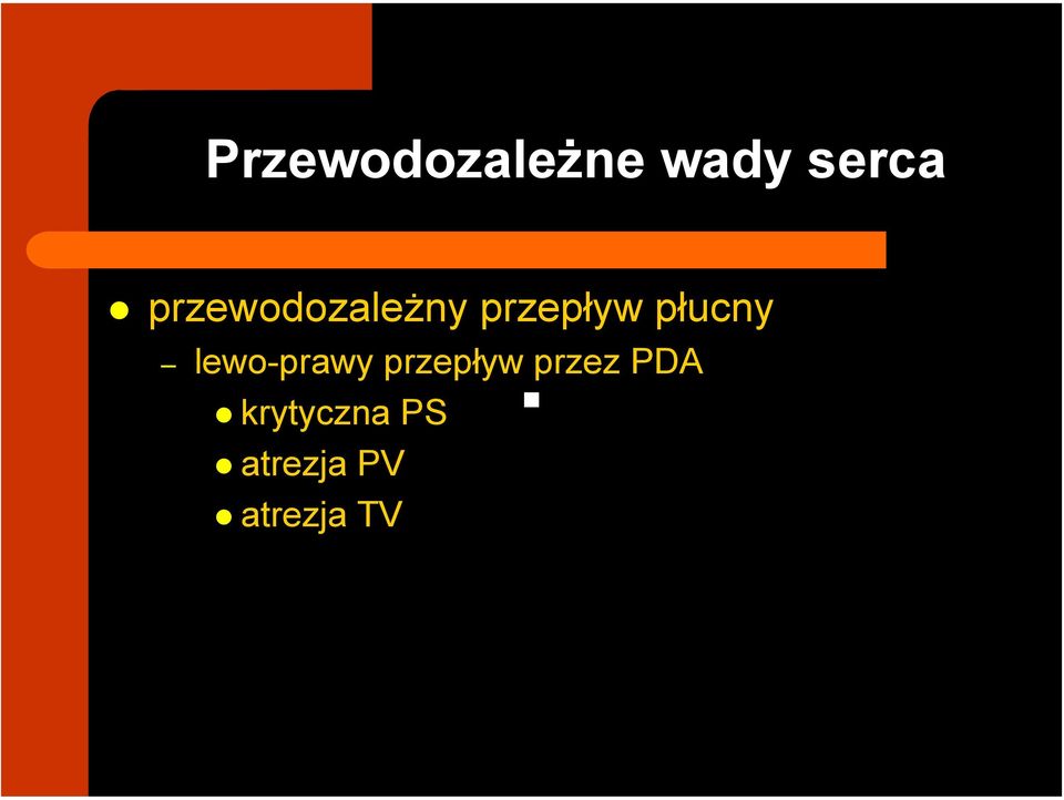 płucny lewo-prawy przepływ