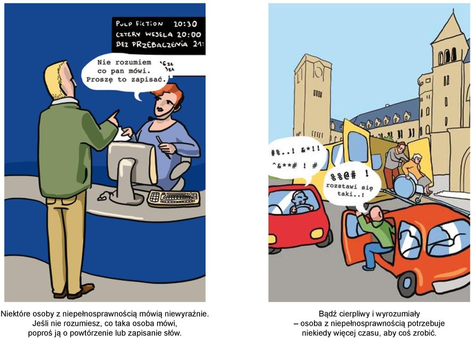 powtórzenie lub zapisanie słów.