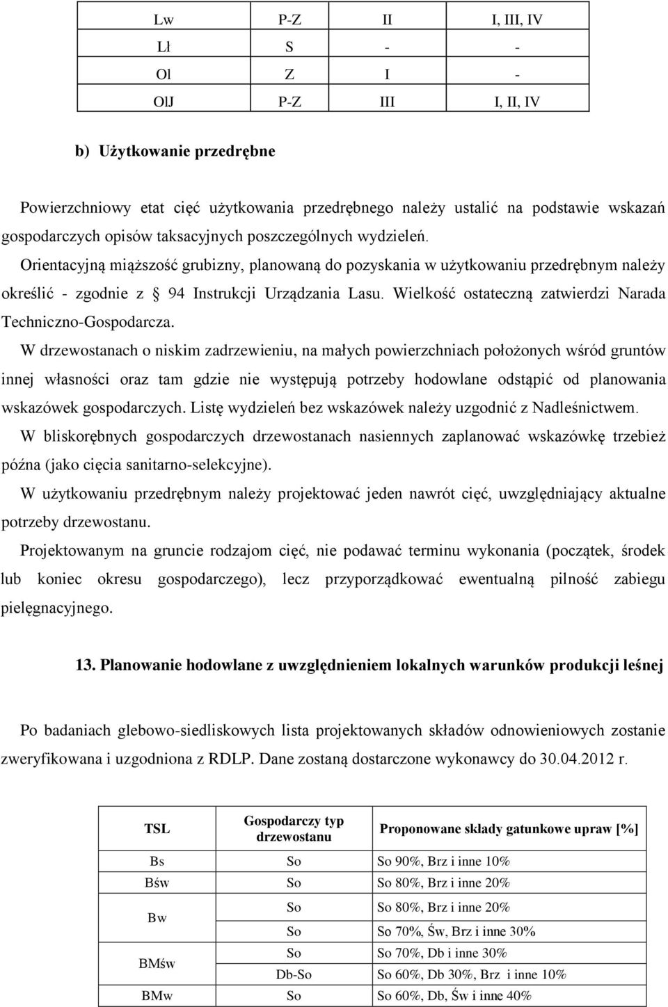 Wielkość ostateczną zatwierdzi Narada Techniczno-Gospodarcza.