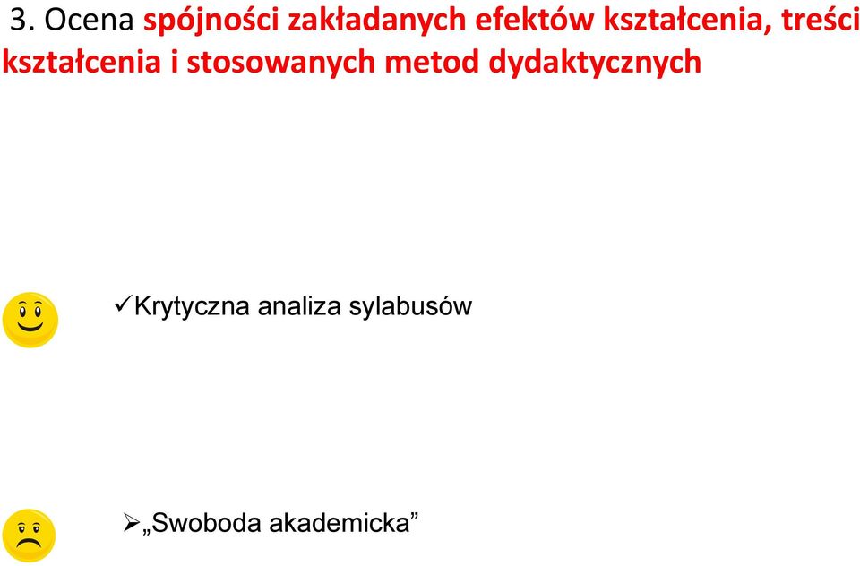 kształcenia i stosowanych metod
