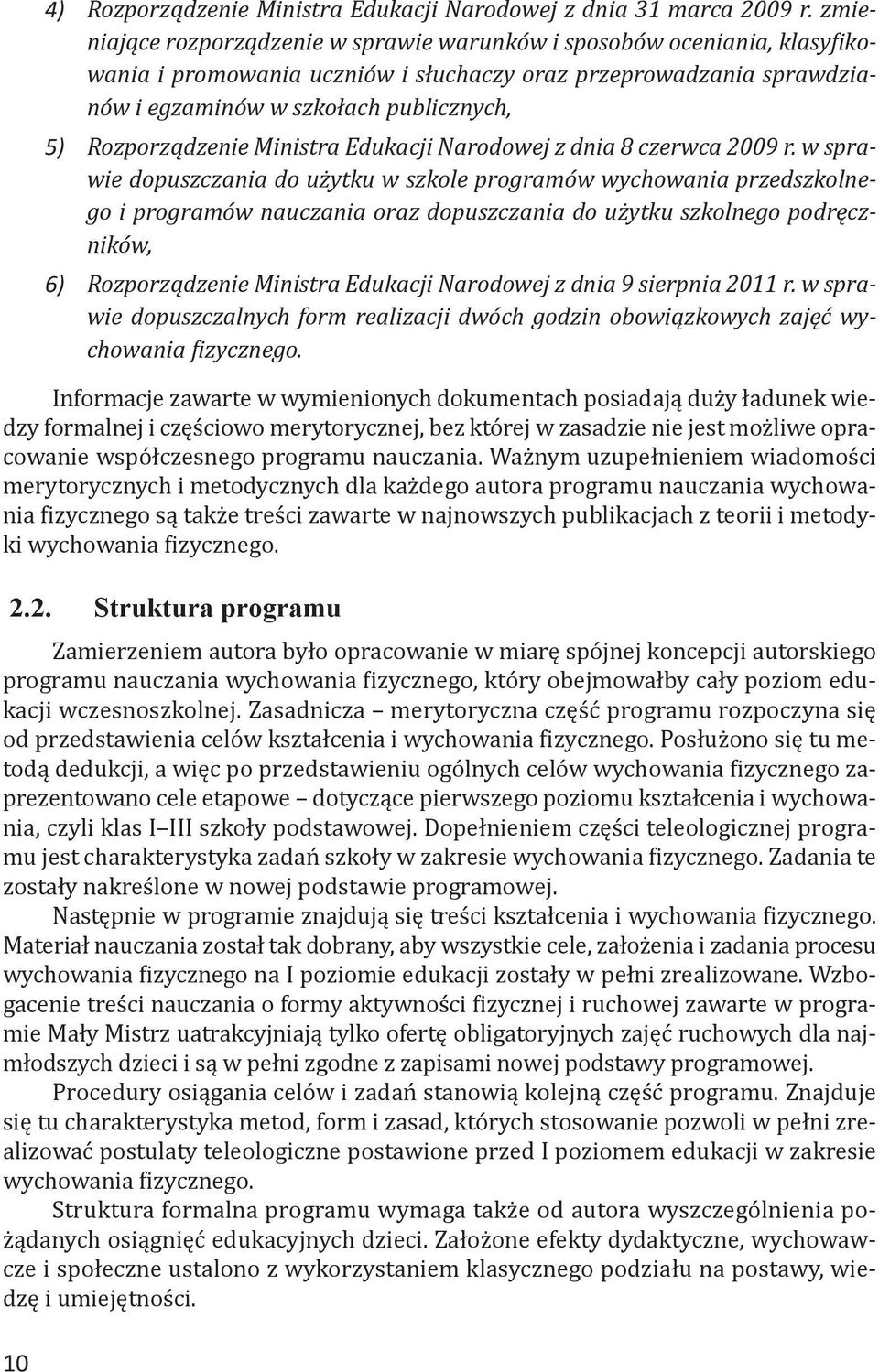 Rozporządzenie Ministra Edukacji Narodowej z dnia 8 czerwca 2009 r.