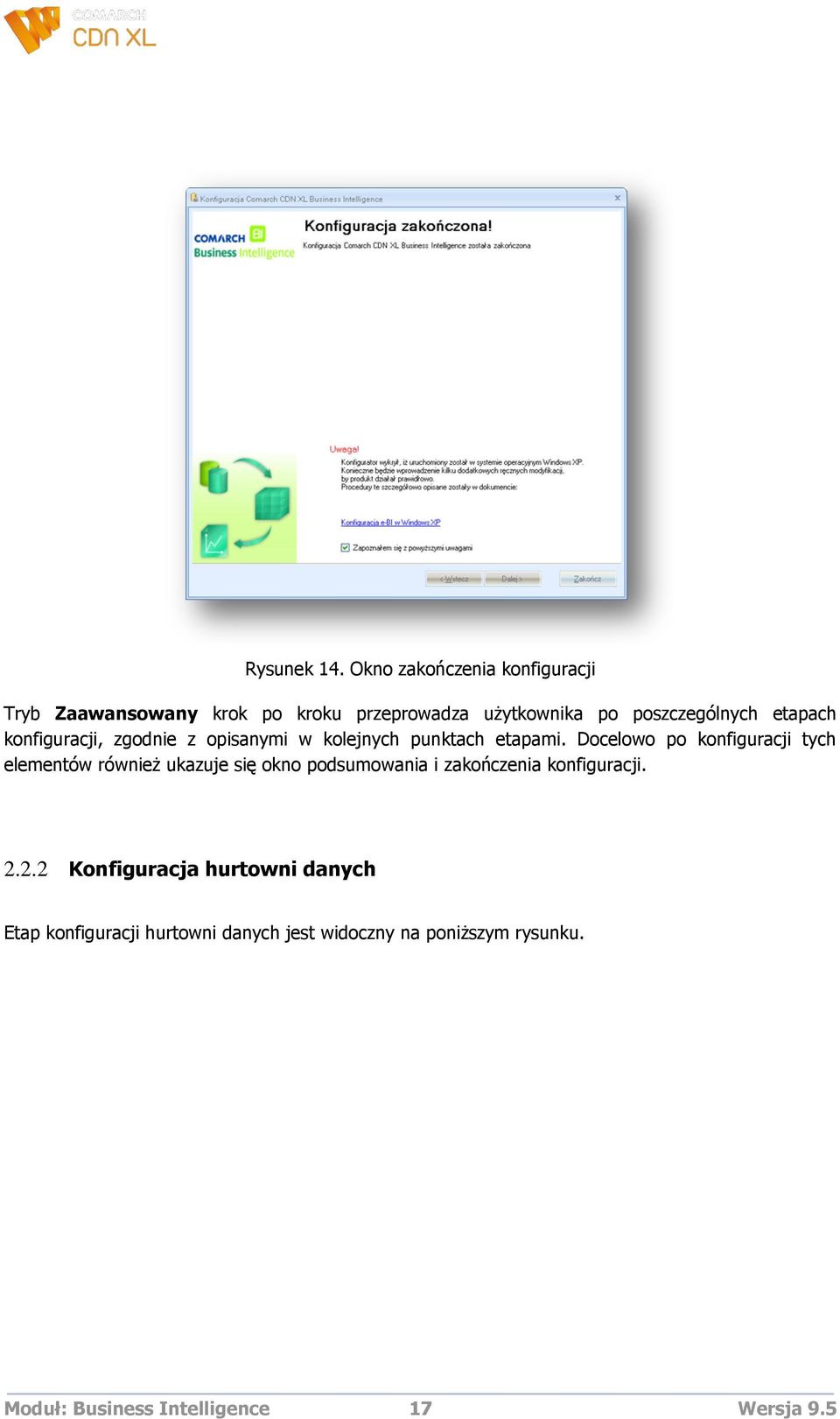 etapach konfiguracji, zgodnie z opisanymi w kolejnych punktach etapami.