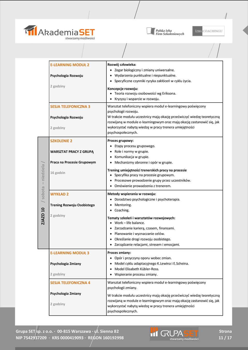 Kryzysy i wsparcie w rozwoju. Warsztat telefoniczny wspiera moduł e-learningowy poświęcony psychologii rozwoju.