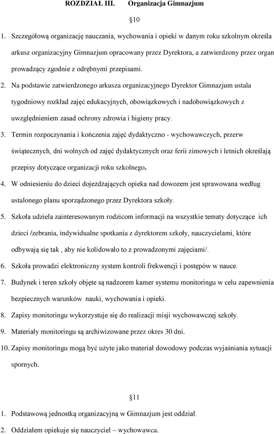 odrębnymi przepisami. 2.