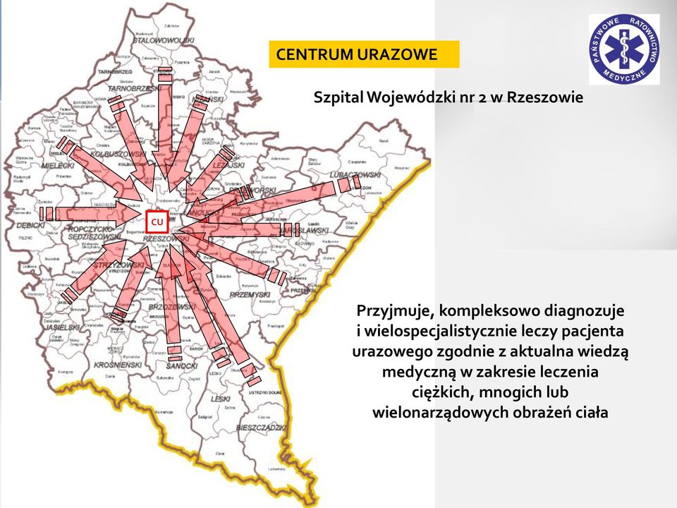 leczy pacjenta urazowego zgodnie z aktualna wiedzą medyczną