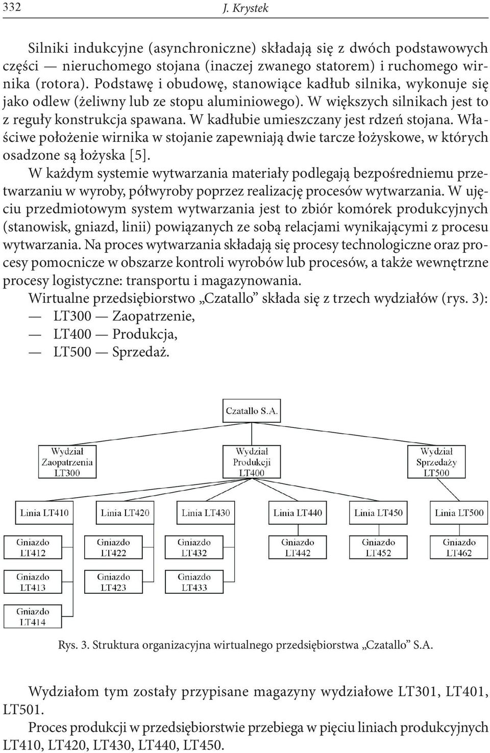 W kadłubie umieszczany jest rdzeń stojana. Właściwe położenie wirnika w stojanie zapewniają dwie tarcze łożyskowe, w których osadzone są łożyska [5].