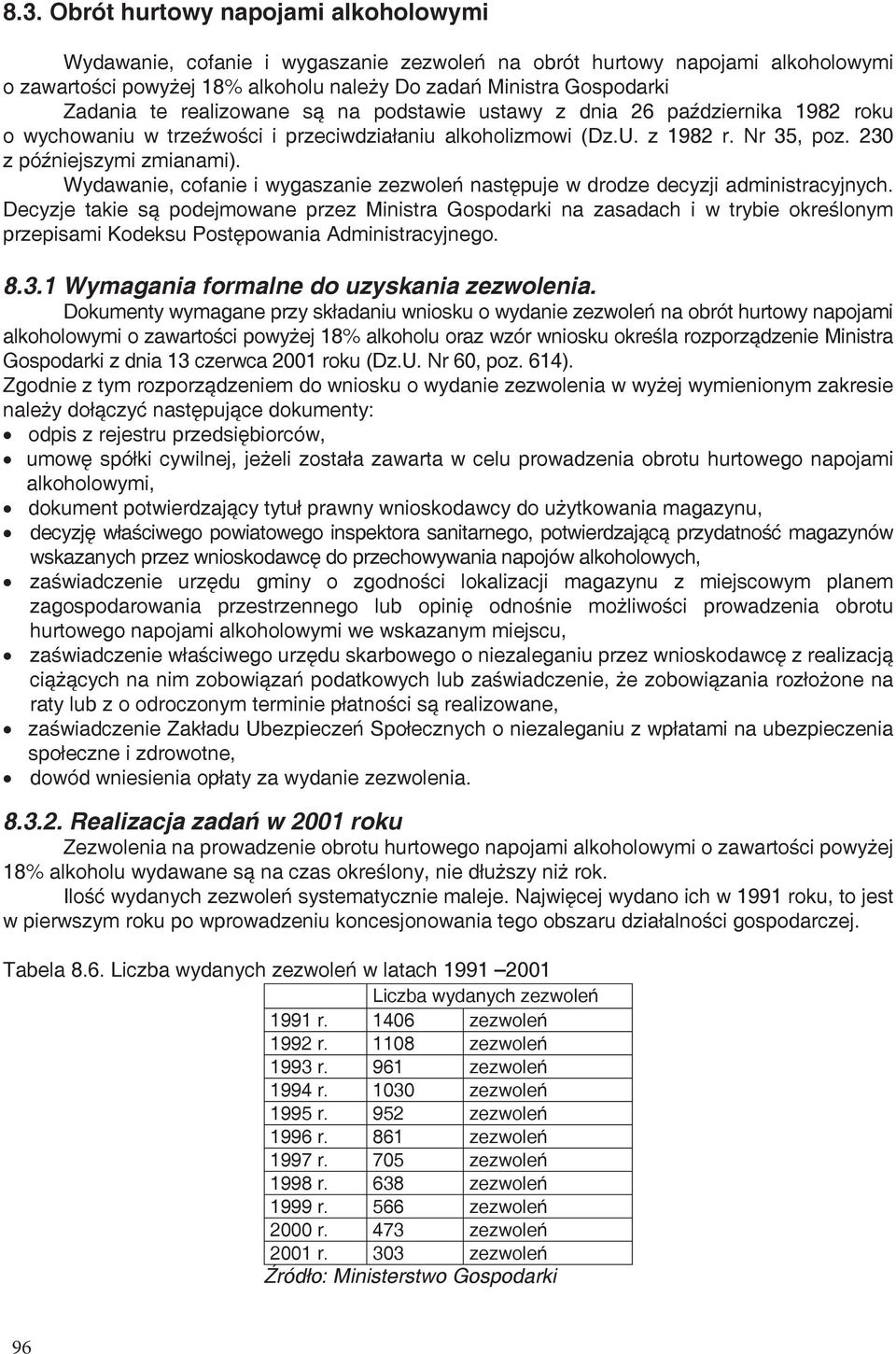Wydawanie, cofanie i wygaszanie zezwoleń następuje w drodze decyzji administracyjnych.