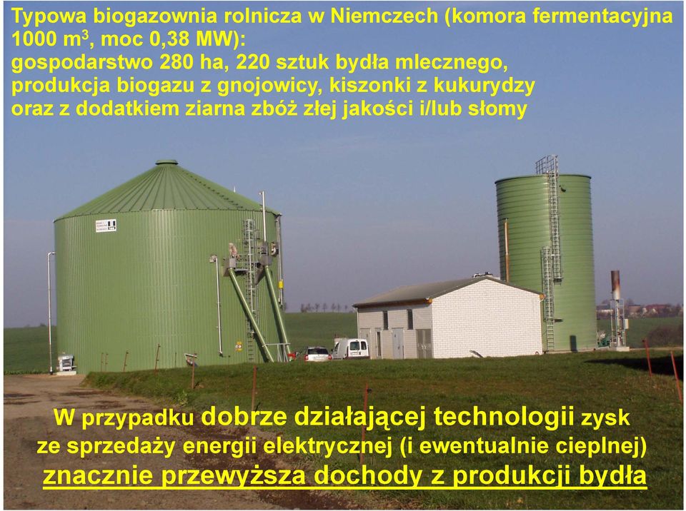 kukurydzy oraz z dodatkiem ziarna zbóż złej jakości i/lub słomy W przypadku dobrze działającej